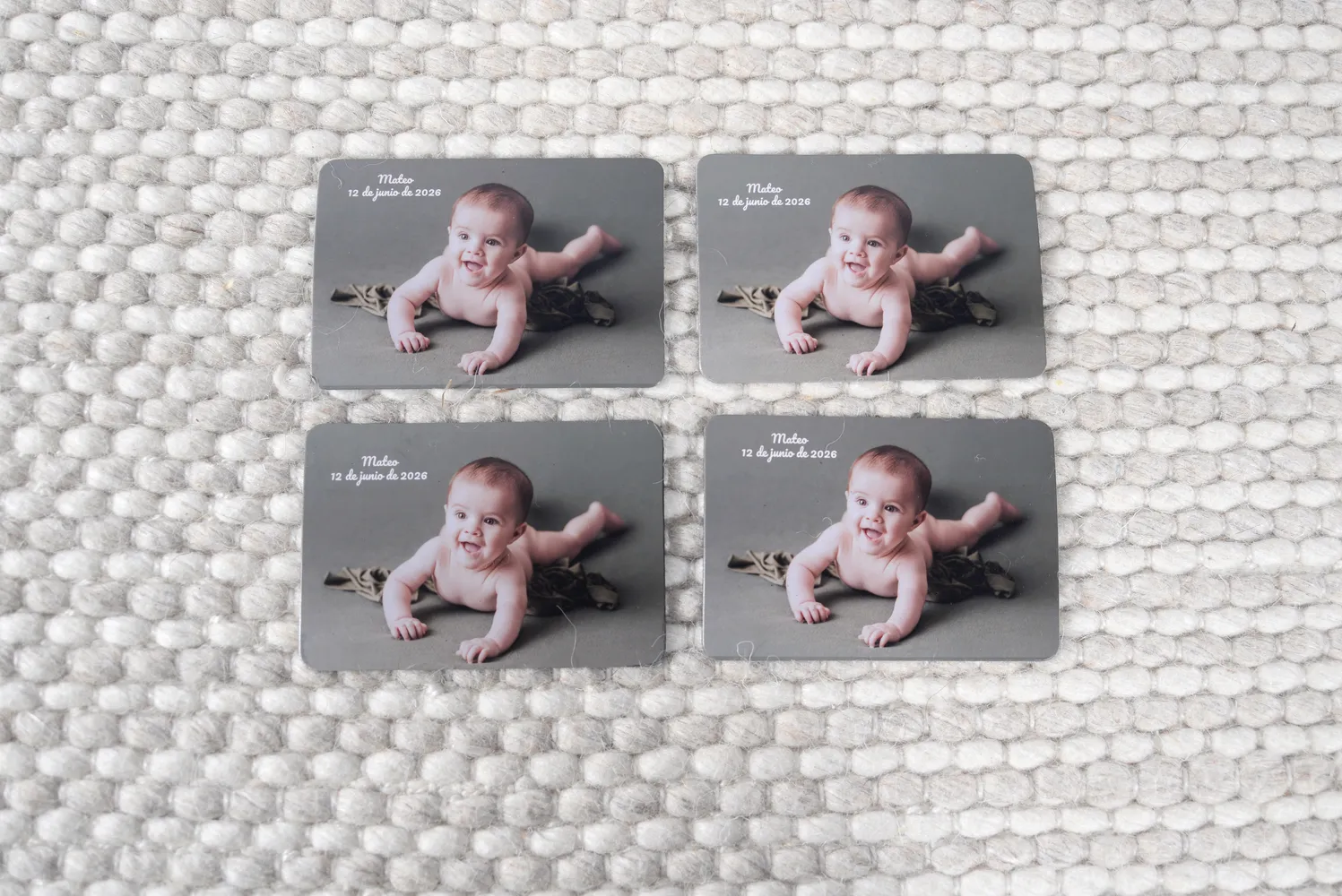 Lote 4 imanes Esq. Redondas