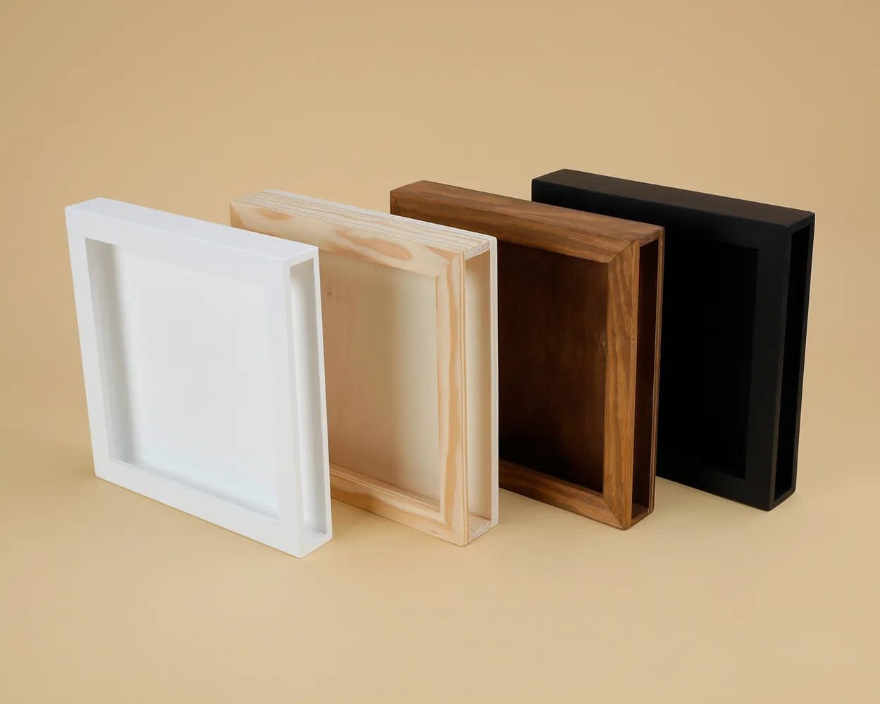 Caja madera marco<br>Passe Partout