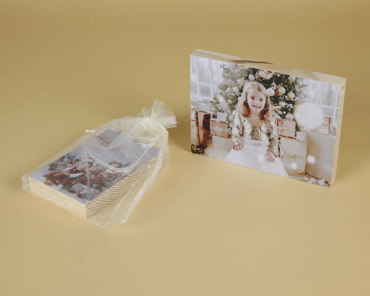 Christmas Taco de madera 22mm