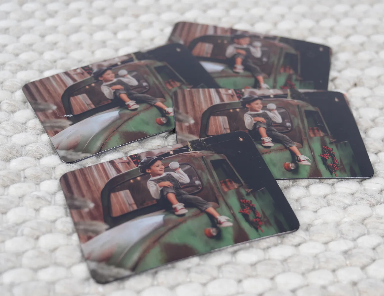 Lote 4 imanes Esq. Redondas