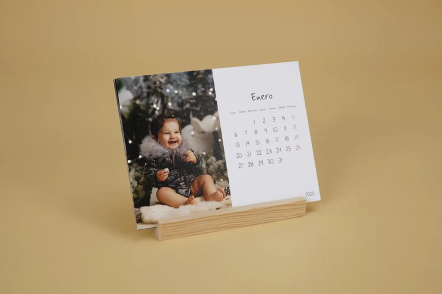 Calendario de sobre mesa 12 meses