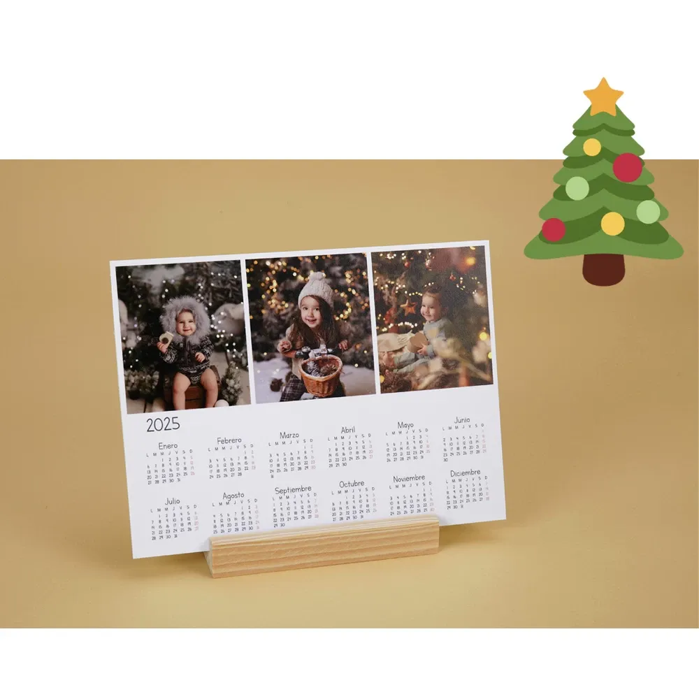 Calendario de sobre mesa Forex impreso a una cara