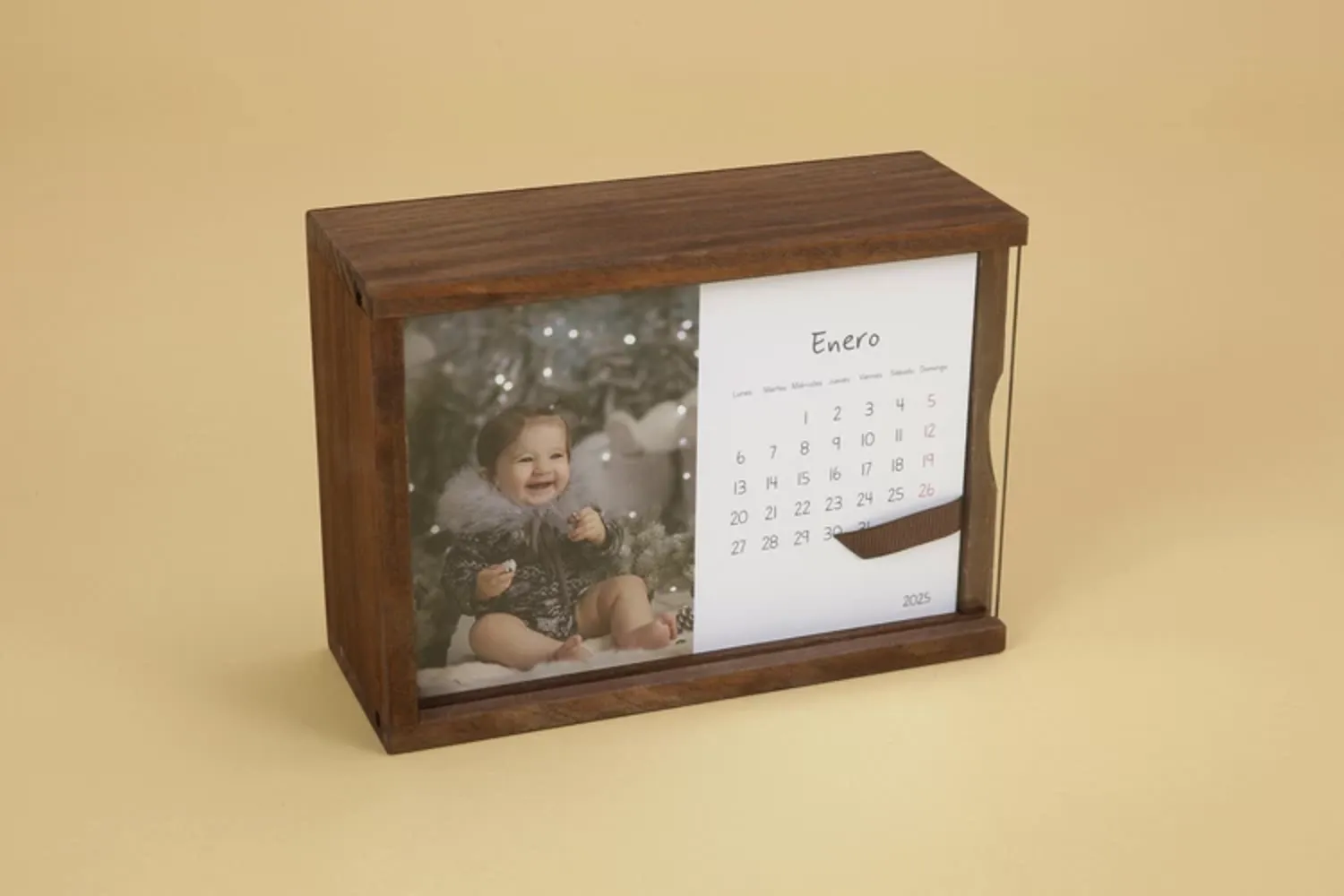 Christmas Calendar Wooden Box