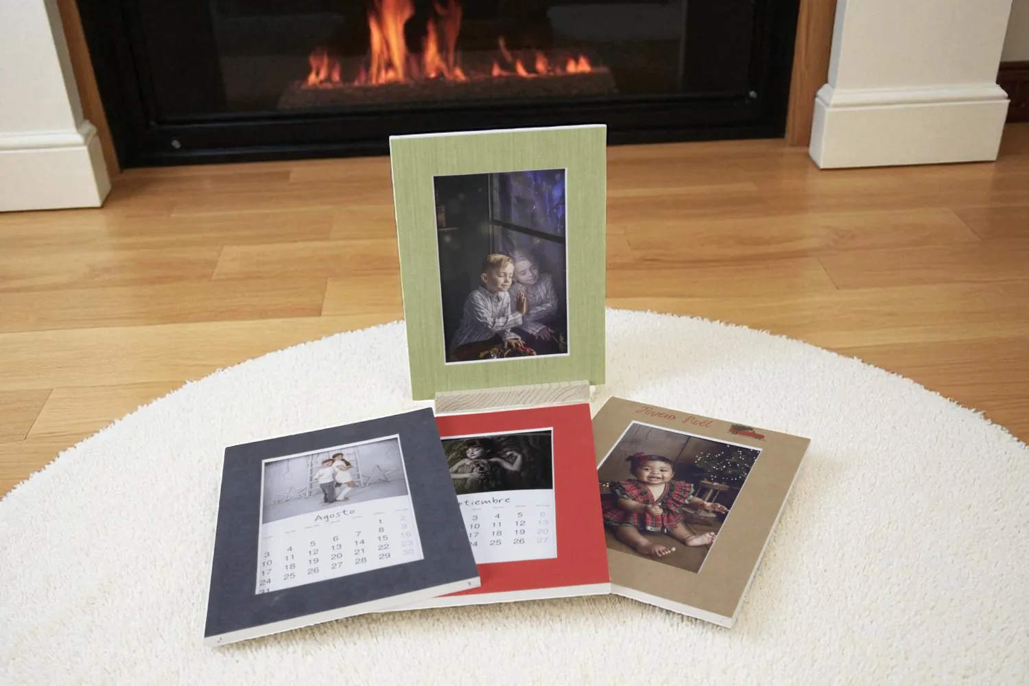 Christmas color passe-partout box