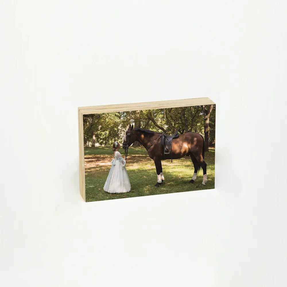 Taco madera doble cara